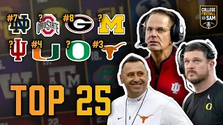 2026 College Football Way-Too-Early Top 25 Power Ratings