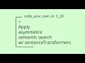 SBERT Apply Asymmetric Semantic Search w Sentence Transformers SBERT 10