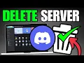 How To Delete Discord Server on PC