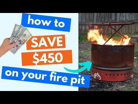 Download MP3 $450 Smokeless Fire Pit for $20 🔥 (no weld DIY fire pit from a single barrel)