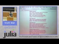 Viral Shah The present and future of sparse matrices in Julia