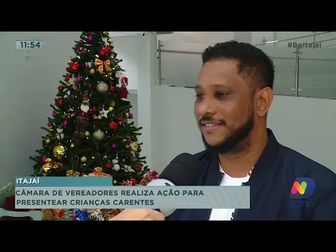 Câmara de Vereadores de Itajaí realiza ação para presentear criança carentes