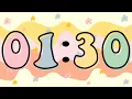 90 Second Groovy Themed Timer