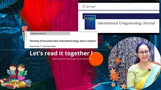 twisting of tot does it matter international urogynecology journal dr deeksha pandey