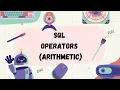 SQL ARITHMETIC OPERATORS