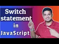 12 Switch Statement in JavaScript Explained in detail from basic Part 12 Learn With Vivek