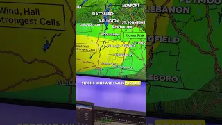 Tracking severe thunderstorms Thursday afternoon in Vermont Northern New York 4 16 26
