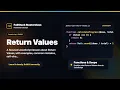 Return Values Explained FullStack Masterclass JavaScript Course