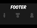 Modern Footer Design Tutorial HTML CSS
