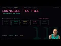 Suspicious reg File - Batch Worm Hidden in Zip Defender Firewall Disabled LetsDefend SOC117