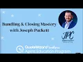 Joseph Puckett webinar for QuoteWizard on Bundling and Closing scripts and strategies for agencies