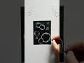 Easy bubbles acrylic painting for beginners