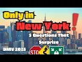 NEW YORK dmv test Differences in traffic rules in the state