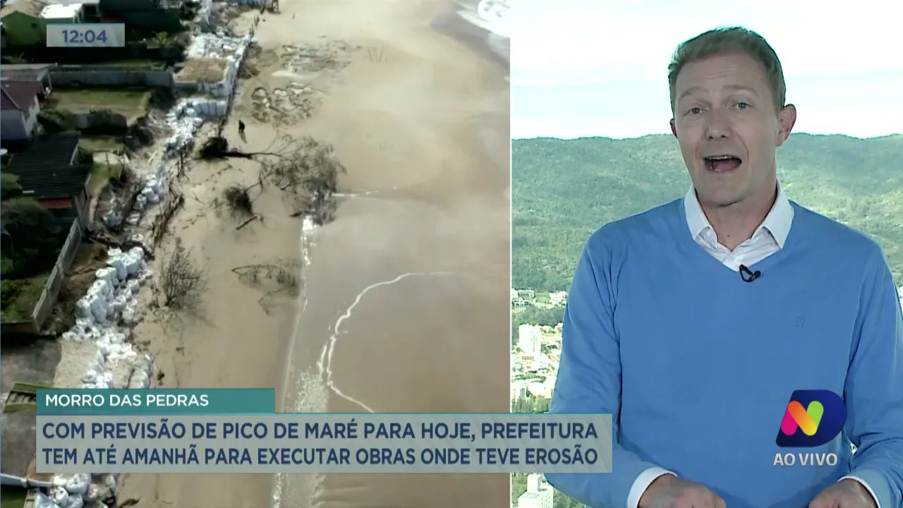 Morro das Pedras: Prefeitura tem até quinta-feira para executar obras onde teve erosão