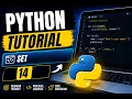 Python Tutorial Sets in Python ALL METHODS OF SETS IN PYTHON PythonWithHarsh