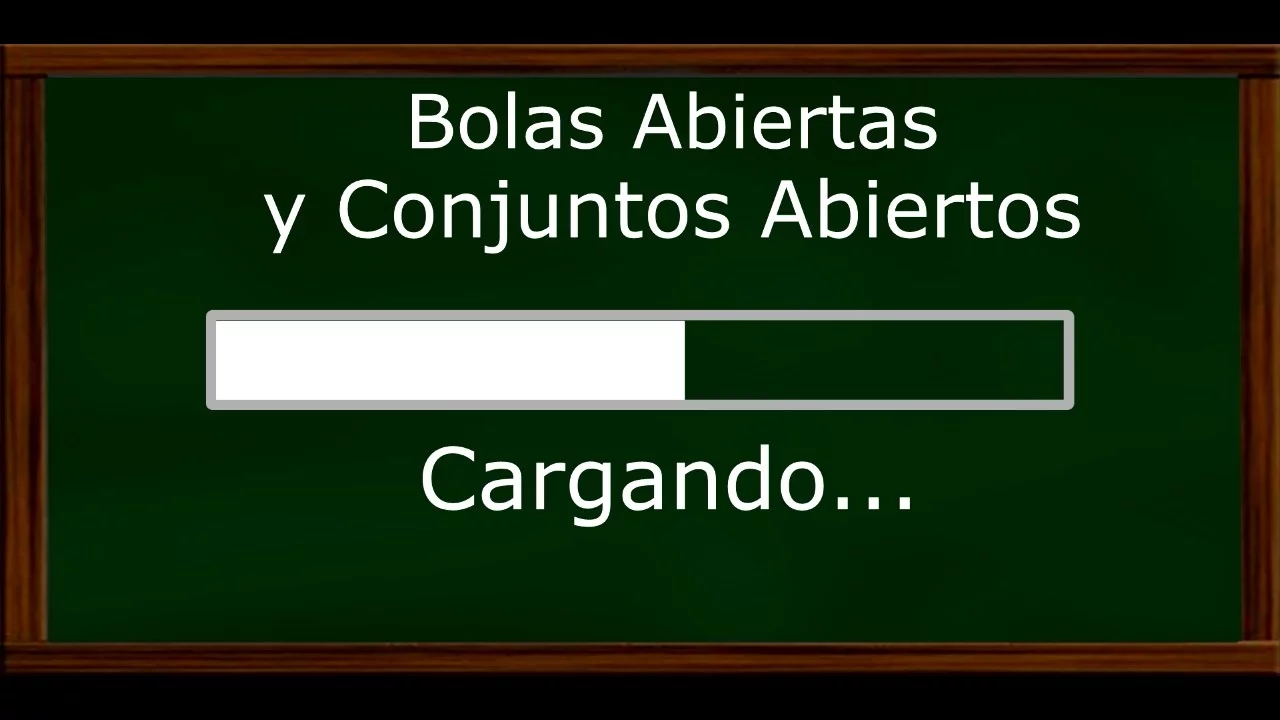 Bolas Abiertas y Conjuntos Abiertos (Clase 3)