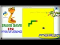 How make Snake Game in Python Turtle Graphics Snake Game project in python turtle with source code
