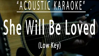 Download She will be loved - Maroon 5 (Acoustic karaoke) MP3