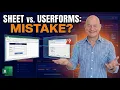 UserForm vs Sheet Form The Ultimate Guide 2026