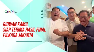 Ridwan Kamil Terima Hasil Pilkada Jakarta, Ucapkan Selamat kepada Pramono-Rano