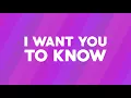 Download Lagu Slushii - Want You To Know (Official Lyric Video)