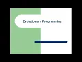 Evolutionary Programming Basics in 10 minutes