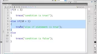 64 Flash AS3 - Defining conditional statements