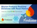 Firebase Realtime Database React Native CRUD Operations Tutorial for Beginners