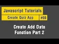 Quiz App - Arabic JavaScript Tuts