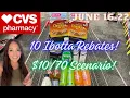 CVS Coupon Haul How to get the Spend Threshold CRT Scenario Tons of Ibotta Rebates