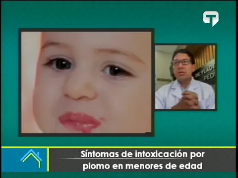 Síntomas de intoxicación por plomo en menores de edad