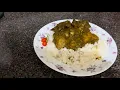 Guyanese style nenwa  curry with fried porgies and eddoes