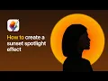 Create a Sunset Spotlight Effect Using Gradients - Pixelmator Pro Tutorial