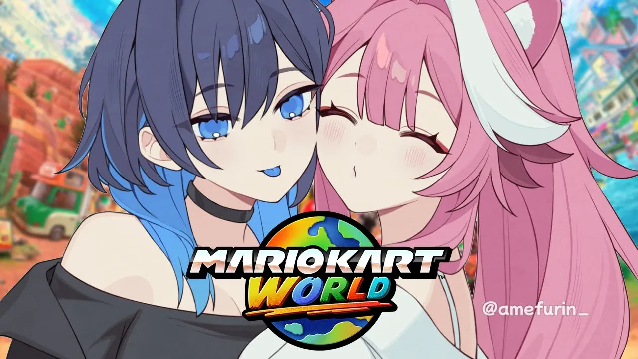 【Mario Kart World】Off Collab With @holoen_raorapanthera