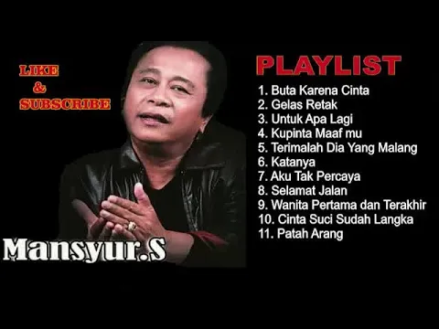 Download MP3 Mansyur S - Buta Karna Cinta Full Album Dangdut Original