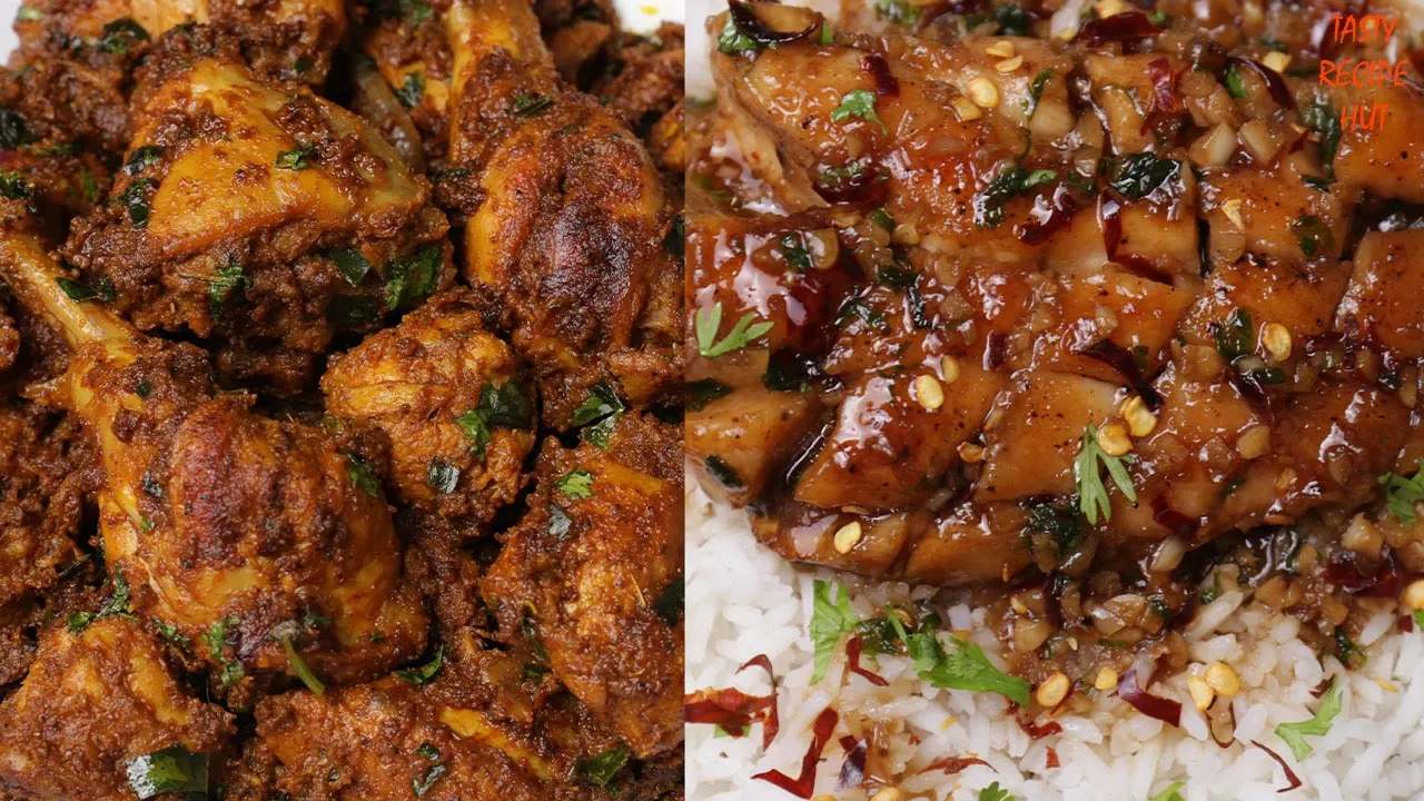 Delicious Chicken Recipes ! Chatpata Chicken Fry & Garlic Honey Chicken