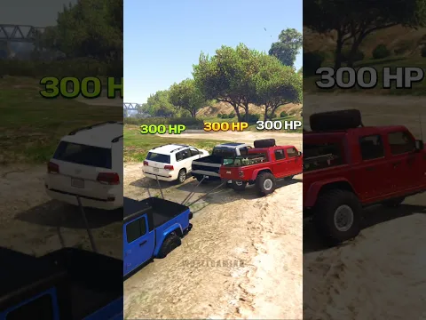 Almost 900 HP Pulling...it's stays GTA V #shorts #car