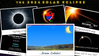 The Total Solar Eclipse of April 8 2024 from Coban Guatemala