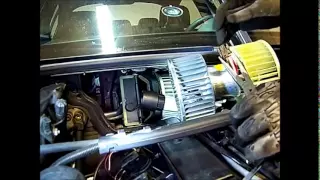e46 BMW 330i Heater AC Blower Motor Fan Replacement