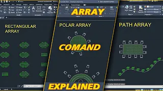 AutoCAD tutorial for beginners Array command