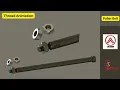 SOLIDWORKS thread feature - bolt and nut