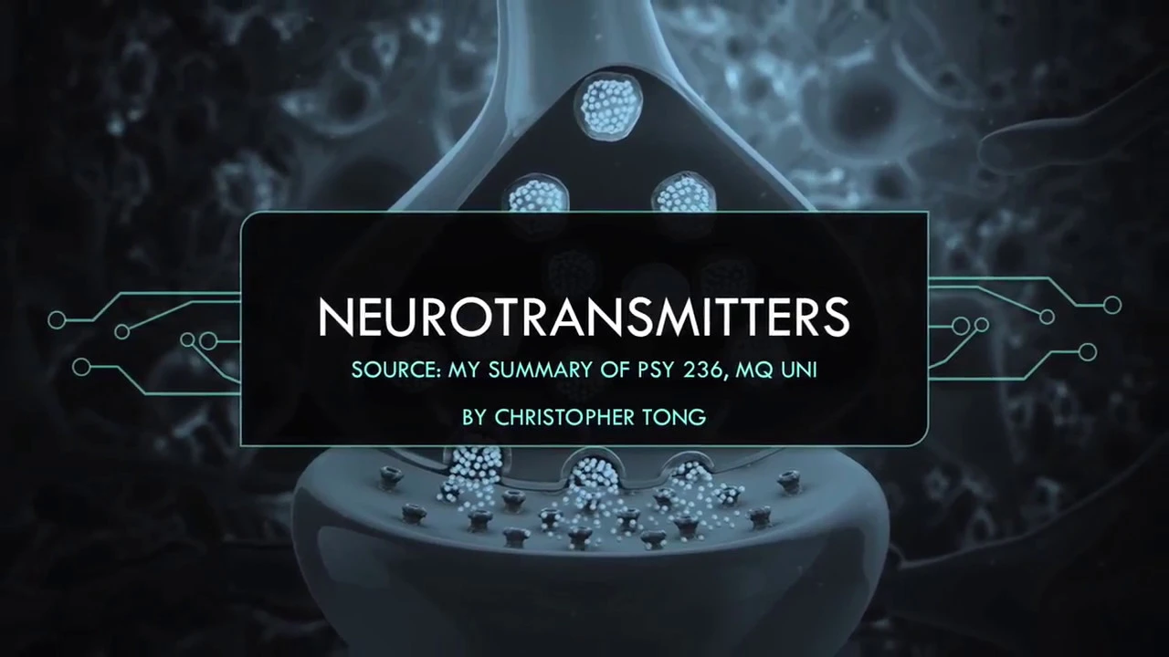 Neurotransmitters | Biopsychology