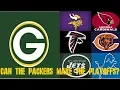 Will the Packers make the playoffs Playoff scenarios the final 6 game breakdown