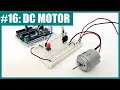 Control a DC Motor with Arduino Lesson