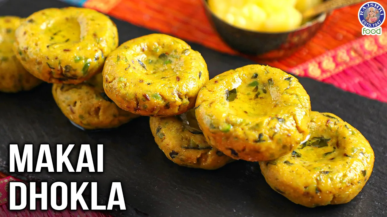 Makai Dhokla   Exclusive Navratri Fastfood Makki Dhokla Recipe   Chef Bhumika   #Rajshrifood