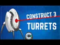 How to make 360 turrets in construct 3