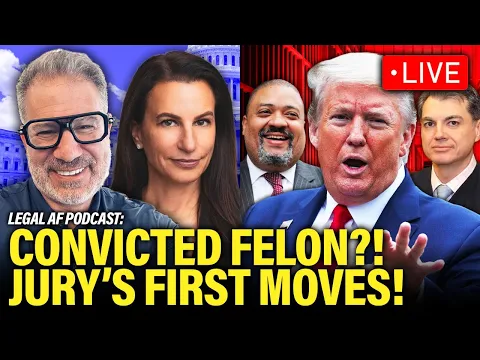 Download MP3 LIVE: Trump VERDICT IMMINENT as Jury DELIBERATES | Legal AF