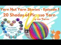 20 Shades of Picasso Yarn by Ice Yarns Review - Yarn Stories Episode 1 Yarn Nut Yarn Crochet