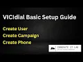 VICIdial Basic Setup Guide Create User Campaign Phone Agent Login Demo