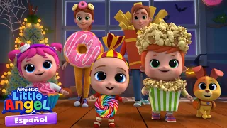 Halloween en familia 🎃 Canciones Infantiles 🎵 Little Angel Español
